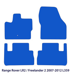 Dywaniki welurowe linia Exclusive do Land Rover LR2 / Freelander 2 - L359 - 2007-2012 - Czarne Exclusive