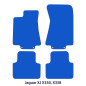 Dywaniki welurowe linia Exclusive do Jaguar XJ - 2003-2009 - X350 / X358 - Czarne Exclusive