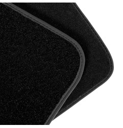 Dywaniki welurowe linia Exclusive do Dodge Grand Caravan 2008-2011 & Chrysler Town & Country 2008-2011 2R - Czarne Exclusive