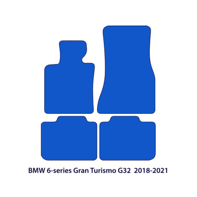 Dywaniki welurowe linia Exclusive do BMW Serii 6 Gran Turismo 2017-2023 - G32 - Czarne Exclusive