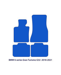 Dywaniki welurowe linia Exclusive do BMW Serii 6 Gran Turismo 2017-2023 - G32 - Czarne Exclusive