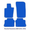 Dywaniki welurowe do Porsche Panamera 2009-2017 - 970 - Czarne