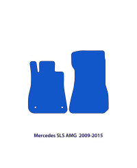 Dywaniki welurowe linia Exclusive do Mercedes SLS AMG 2009-2014 - Czarne Exclusive