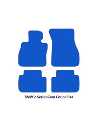 Dywaniki welurowe linia Exclusive do BMW Serii 2 Gran Coupé 2019-2026 - F44, F74 - Czarne Exclusive