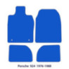 Dywaniki welurowe do Porsche 924 1975-1989 - Czarne