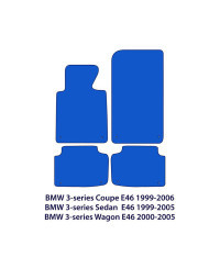 Dywaniki welurowe linia Exclusive do BMW X3 - 2003-2010 - E83 - Czarne Exclusive