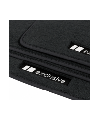 Dywaniki welurowe linia Exclusive do BMW X1 - 2009-2015 - xDrive E84 - Czarne Exclusive