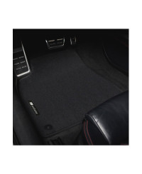 Dywaniki welurowe linia Exclusive do Audi A6/S6 A7/S7 2018-2026 | RS6 RS7 2019-2026 - C8 - Czarne Exclusive