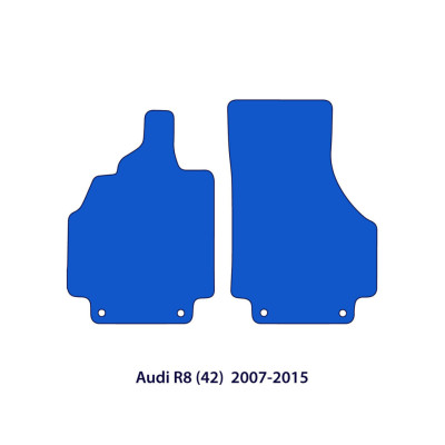 Dywaniki welurowe linia Exclusive do Audi R8 2007-2015 - 42 - Czarne Exclusive