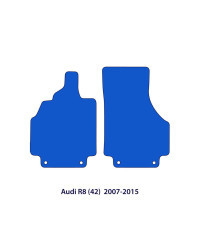 Dywaniki welurowe linia Exclusive do Audi R8 2007-2015 - 42 - Czarne Exclusive