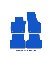 Dywaniki welurowe linia Exclusive do Audi Q3 2011-2018 - 8U - Czarne Exclusive