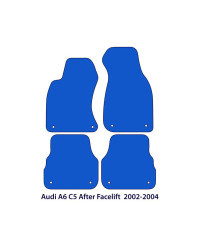 Dywaniki welurowe linia Exclusive do Audi A6 1997-2004 | Allroad 2000-2004 - C5 - Czarne Exclusive