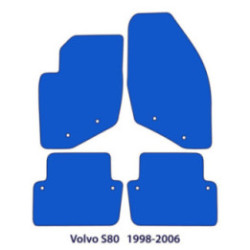 Dywaniki welurowe do Volvo S80 1998-2008 - I Gen - SWE Logo