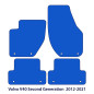 Dywaniki welurowe linia Exclusive do Volvo V40 - 2012-2021 - SWE Logo