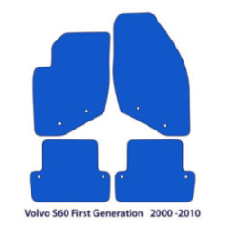 Dywaniki welurowe do Volvo S60 2000-2010 - I Gen - SWE Logo