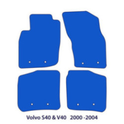 Dywaniki welurowe do Volvo S40 & V40 1995-2004 -  I Gen Facelift - SWE Logo