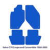 Dywaniki welurowe do Volvo C70 Coupe & Kabriolet 1997-2005 - SWE Logo