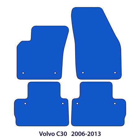 Dywaniki welurowe linia Exclusive do Volvo C30 2006-2013 - SWE Metka