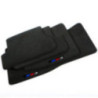 Dywaniki welurowe do BMW Serii 3 - 1975-1984 - E21 - Czarne 3 Logo