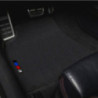Dywaniki welurowe do BMW Serii 3 - 1975-1984 - E21 - Czarne 3 Logo