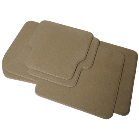 Dywaniki welurowe linia Exclusive do Chevrolet Aveo T300 – 2011-2014 – 3 Gen – Beżowe