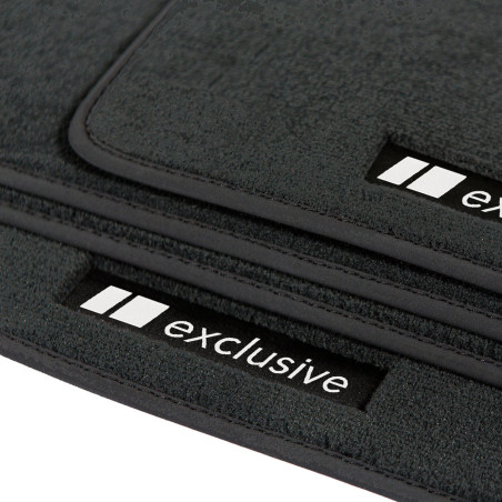 Dywaniki welurowe linia Exclusive do BMW Serii 7 & i7 - 2022-2026 - G70 - logo Exclusive