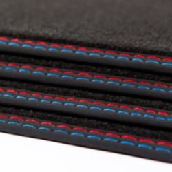 Dywaniki welurowe do BMW Serii 7 & i7 - 2022-2026 - G70 - M Stitching