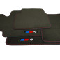 Dywaniki welurowe linia Exclusive do BMW i4 Gran Coupe 2021-2026 - G26 - 4 Logo