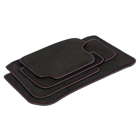 Dywaniki welurowe linia Exclusive do BMW Serii 5 - 2023-2026 - G60, G61 - M Przeszycia
