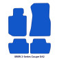 Dywaniki welurowe linia Exclusive do BMW Serii 2 Coupé 2021-2026 - G42, G87 - Czarne