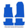 Dywaniki welurowe do Chevrolet Camaro 2016-2024 - Coupe & Convertible - VI gen - Czarne