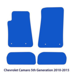Dywaniki welurowe do Chevrolet Camaro Coupe & Convertible 2006 - 2015 - Czarne