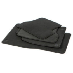 Dywaniki welurowe do Audi A4 & S4 - 2007-2016 - B8 - Srebrne Przeszycia