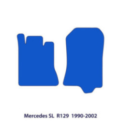 Dywaniki welurowe do Mercedes SL 1989-2004 - R129 - Czarne