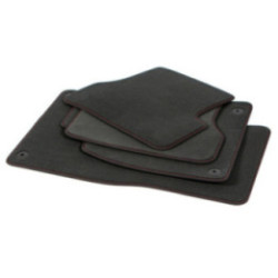 Dywaniki welurowe do Jeep Grand Cherokee 2011-2021 - WK2 - Czerwone przeszycia