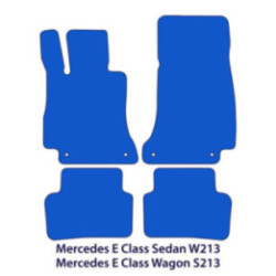Dywaniki welurowe do Mercedes E-Class 2016-2023 - W213 & S213 - Beżowe
