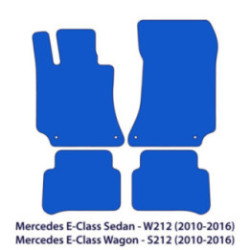 Dywaniki welurowe do Mercedes E-Class 2009-2016 - W212 & S212 - Beżowe