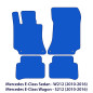 Dywaniki welurowe linia Exclusive do Mercedes E-Class 2009-2016 - W212 & S212 - Beżowe