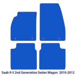 Dywaniki welurowe do Saab 9-5 2010-2012 - Czarne