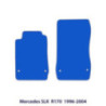 Dywaniki welurowe do Mercedes SLK 1996-2004 - R170 - Czarne