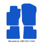 Dywaniki welurowe linia Exclusive do Mercedes GL 2006-2012 - X164 - Czarne
