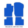 Dywaniki welurowe do Mercedes GL 2006-2012 - X164 - Czarne