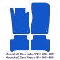 Dywaniki welurowe linia Exclusive do Mercedes E-Class 2002-2009 - W211 & S211 - Czarne