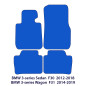 Dywaniki welurowe linia Exclusive do BMW Serii 3 - Sedan 2011-2018 & Wagon 2012-2019 - F30, F31, F80 - M Przeszycia