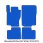 Dywaniki welurowe linia Exclusive do Mercedes M-Class ML 2011-2015 - W166 - Czarne