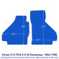 Dywaniki welurowe linia Exclusive do Ferrari 512 TR & 512 M Testarossa 1992-1996 - Czarne