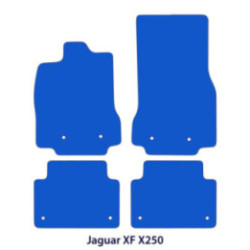Dywaniki welurowe do Jaguar XF 2008-2015 - Sedan & Kombi X250 - Czarne
