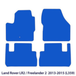 Dywaniki welurowe do Land Rover LR2 / Freelander 2 - 2013-2015 L359 - Czarne