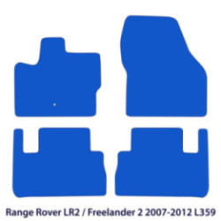 Dywaniki welurowe do Land Rover LR2 / Freelander 2 2007-2014 - L359 - Czarne