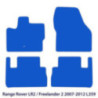 Dywaniki welurowe do Land Rover LR2 / Freelander 2 2007-2014 - L359 - Czarne